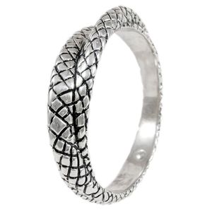 Vintage Airess Sterling Silver Hollow Puff 925 Snake Bangle Bracelet